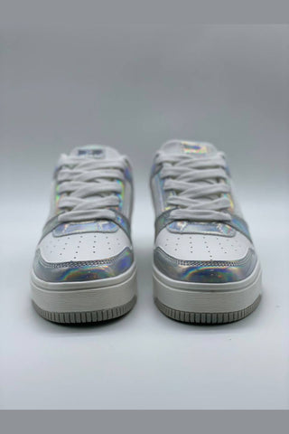 Buy hologram Sneakers clásicos con detalles metalizados