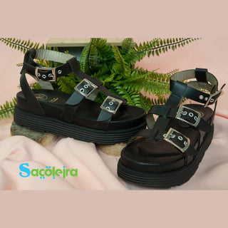 Buy black LEXI-MK SANDALS WITH STRAPS