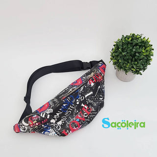 Buy print FANNYPACK WITH BLACK LETTER PRINT