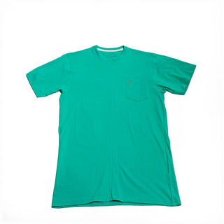 Buy mint-leaf Round neck t-shirt with pocket