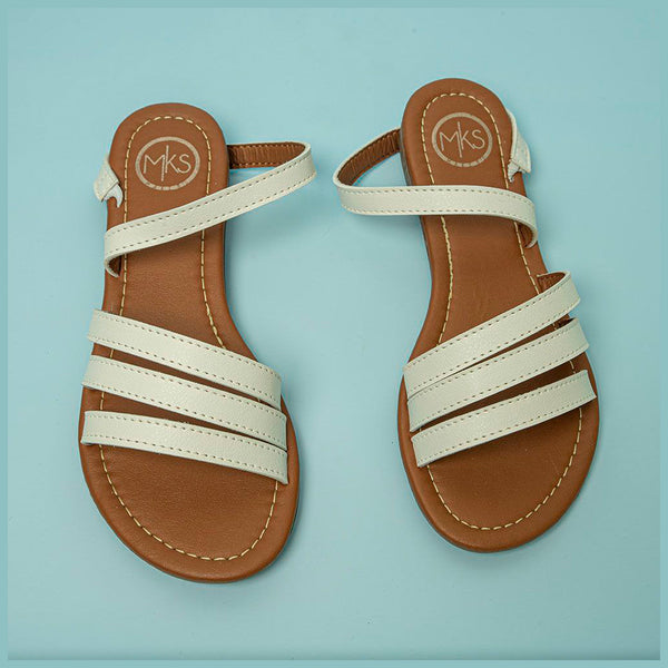 CASUAL FLAT SANDALS IN NEUTRAL COLORS